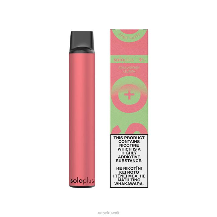 Vape Kuwait جوافة فراولة - Solo Plus مجموعة vape Paradise القابل للتصرف T26037
