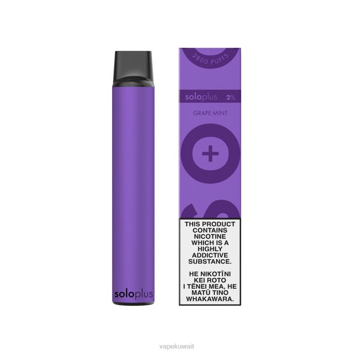 Vape Kuwait نعناع العنب - Solo Plus vape القابل للتصرف T26027