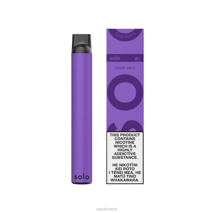 Vape Kuwait نعناع العنب - Solo vape القابل للتصرف T2607