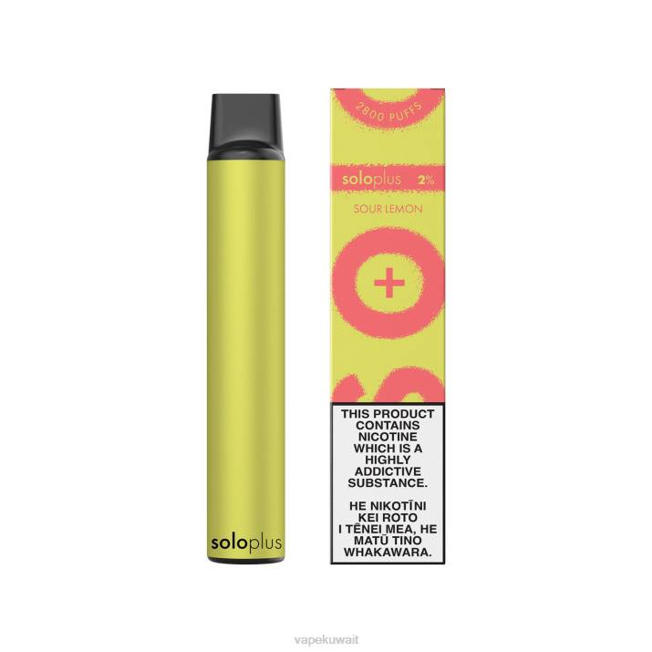 Vape الكويت الليمون الحامض - Solo Plus vape القابل للتصرف T26036