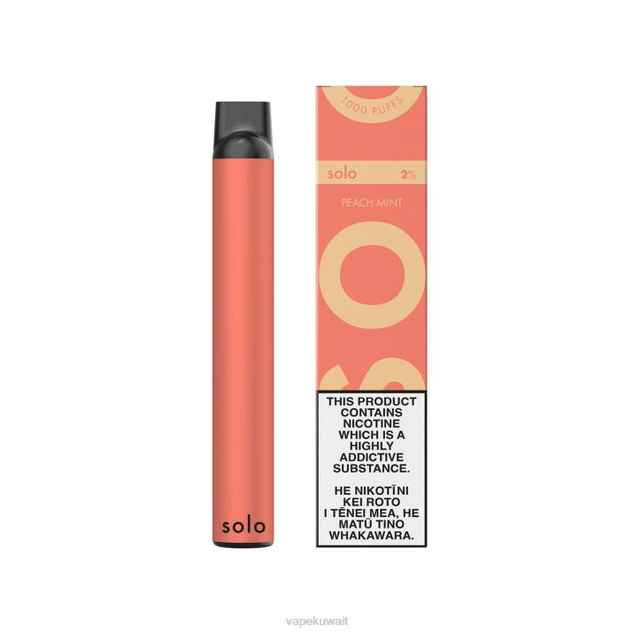Vape الكويت نعناع الخوخ - Solo vape القابل للتصرف T2606