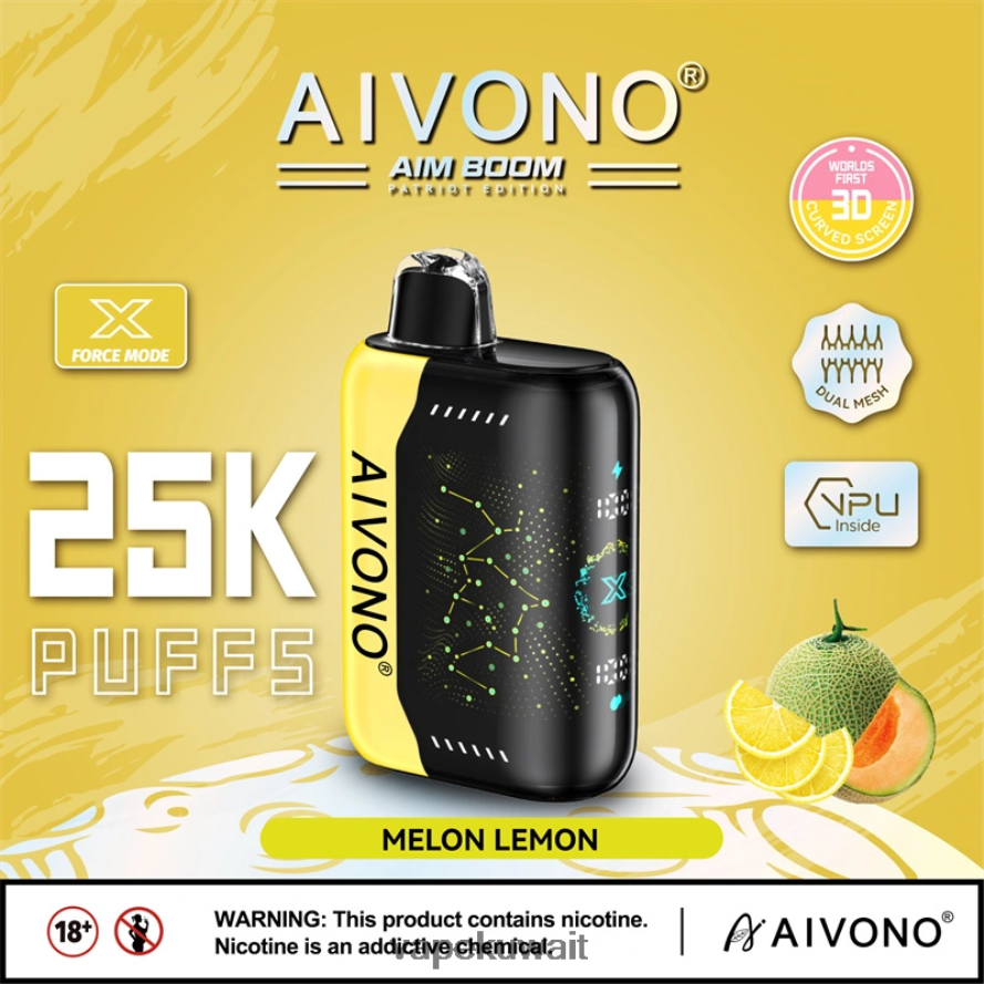 Aivono AIM BOOM 25000 البطيخ والليمون - 66DF60348 Vape الكويت