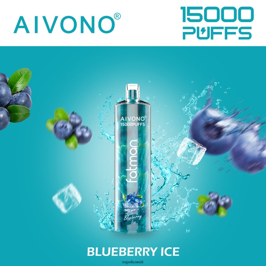 Aivono FATMAN 15000 جليد التوت - 66DF6014 Vape الكويت