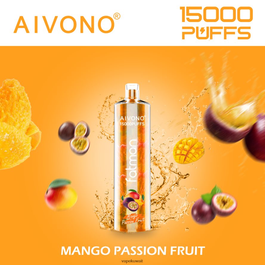 Aivono FATMAN 15000 مانجو باشن فروت - 66DF6019 Vape Kuwait