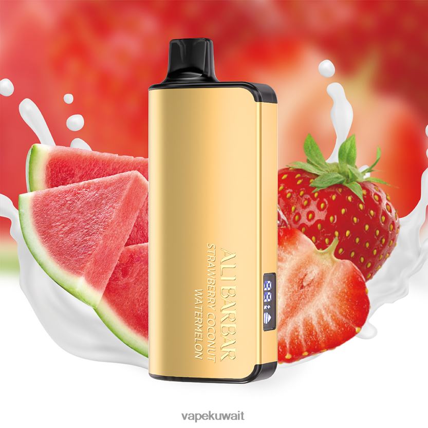 Alibarbar Ingot 20000 سيجارة للاستعمال مرة واحدة جليد العنب PRH2FR37 Vape الكويت