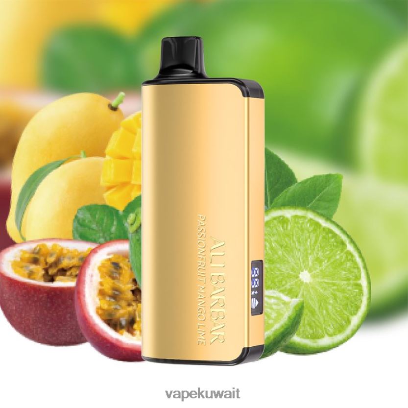 Alibarbar Ingot 20000 سيجارة للاستعمال مرة واحدة باشن فروت مانجو ليمون PRH2FR39 Vape Pod System