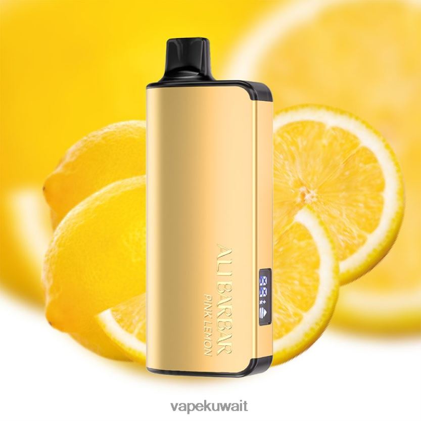 Alibarbar Ingot 20000 سيجارة للاستعمال مرة واحدة الليمون الوردي PRH2FR40 Vape Pod Kits