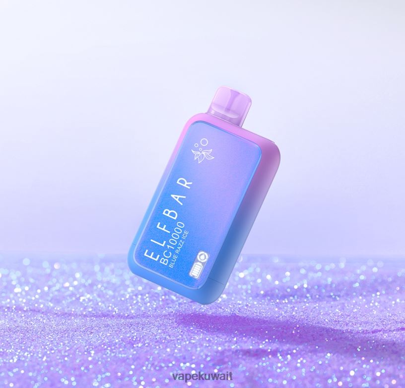 ELFBAR BC10000 طبعة Sunit vape القابل للتصرف الجليد الأزرق - 8JND61 Vape Kuwait