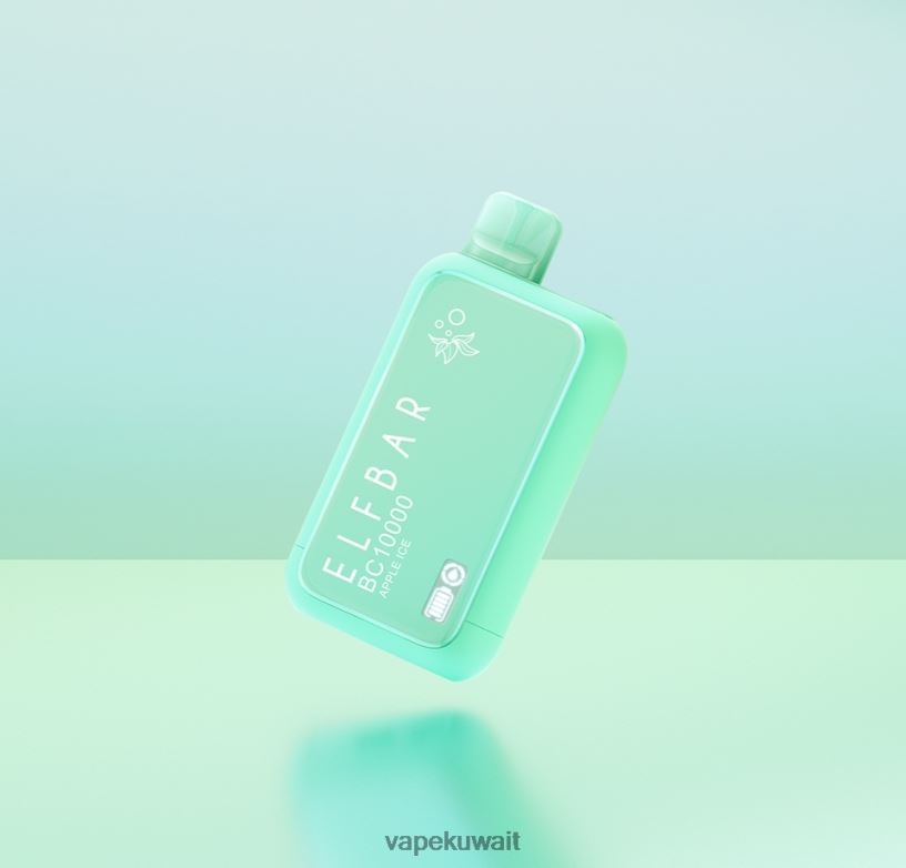 ELFBAR BC10000 إصدار vape dinmol القابل للتصرف ثلج التفاح - 8JND623 Vape KW