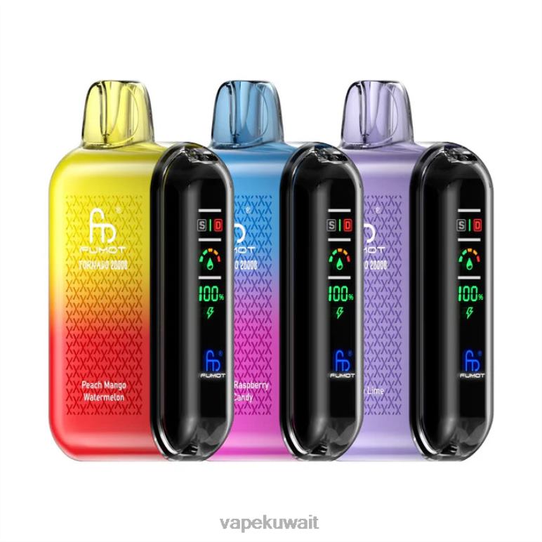 Fumot Tornado 20000 سيجارة للاستعمال مرة واحدة حصري | J4DF417 Vape Liquid