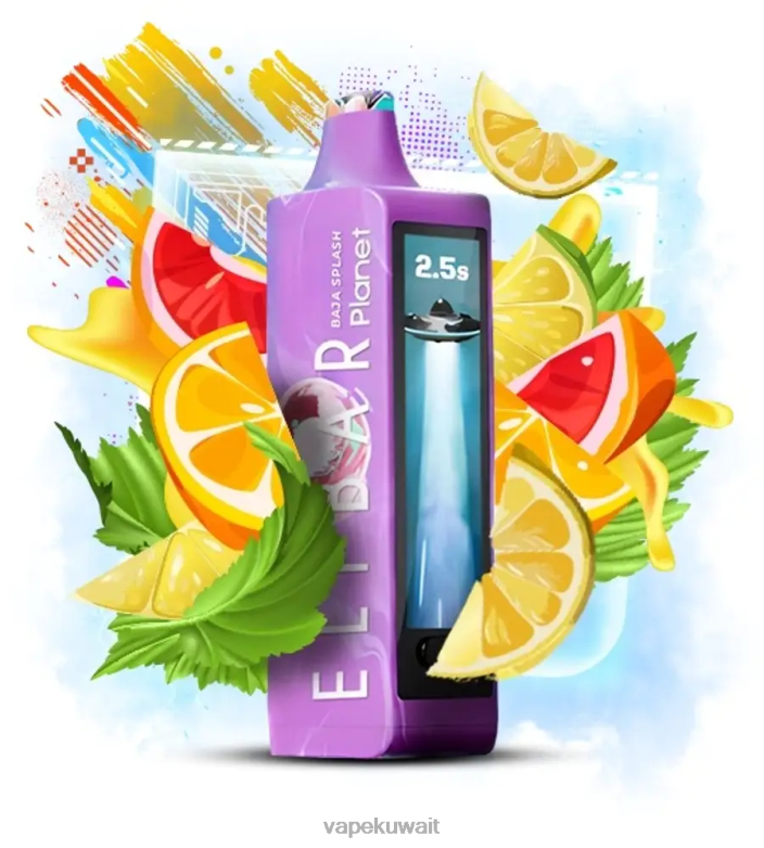 Vape الكويت 2P04026 - دفقة باجا Elf Bar Planet 25000