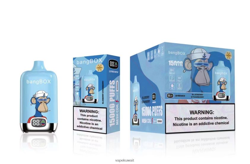 Vape الكويت F2PZLD38 - Bang Box 15000 نفث الفراولة التوت