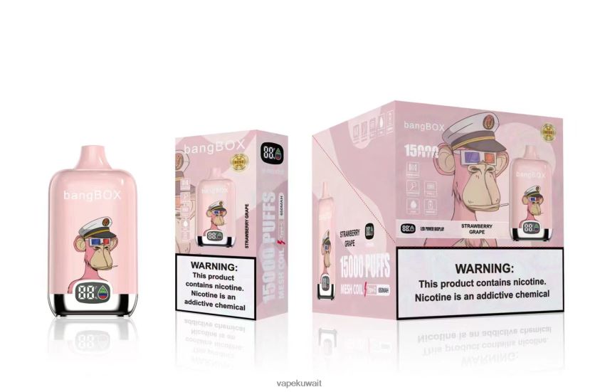 Vape الكويت F2PZLD44 - Bang Box 15000 نفث عنب فراولة