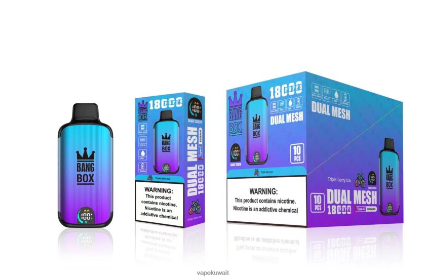 Vape الكويت F2PZLD95 - Bang Box 18000 نفث ثلج التوت الثلاثي