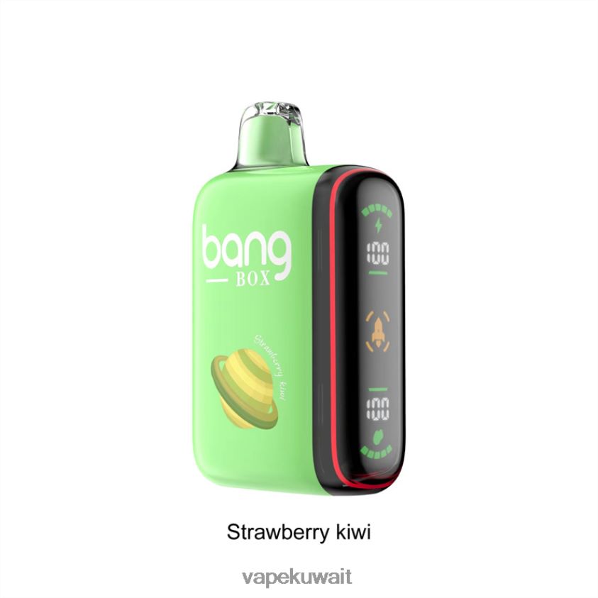 Vape KW F2PZLD27 - Bang Box 9000-18000 نفث عرض الطاقة الذكي كيوي فراولة