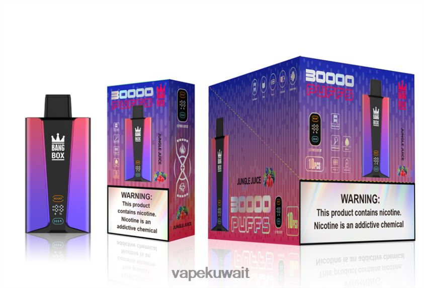 Vape KW F2PZLD78 - Bang Box شاشة سمارت 30000 نفخة عصير الغابة