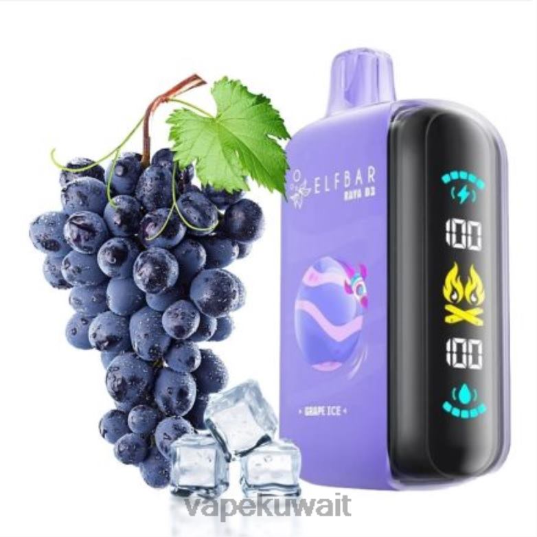Vape Kuwait 2P0401 - يمكن التخلص منه Elf Bar Raya D3 25000