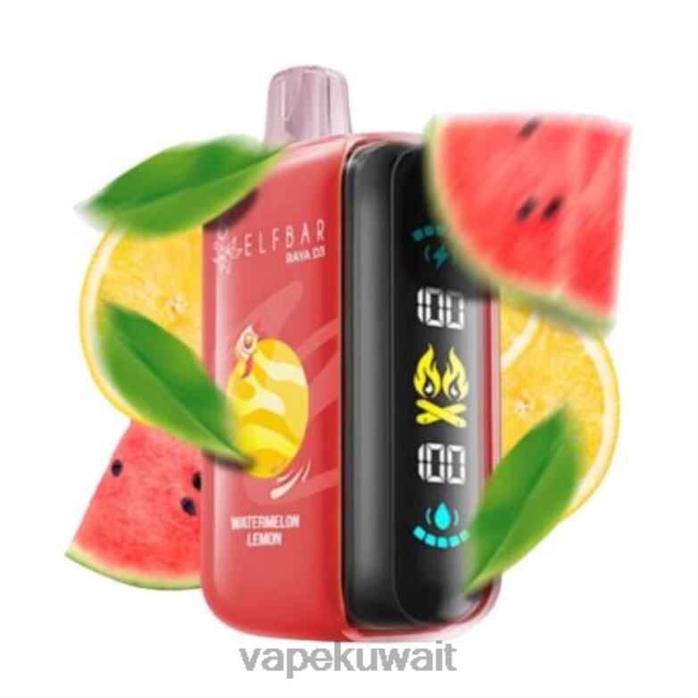 Vape Kuwait 2P0401 - يمكن التخلص منه Elf Bar Raya D3 25000