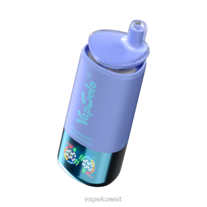 Vape Kuwait 6L461 ليمون، فراولة، بطيخ، ثلج توت أزرق VapSolo Triple 30000 نفث