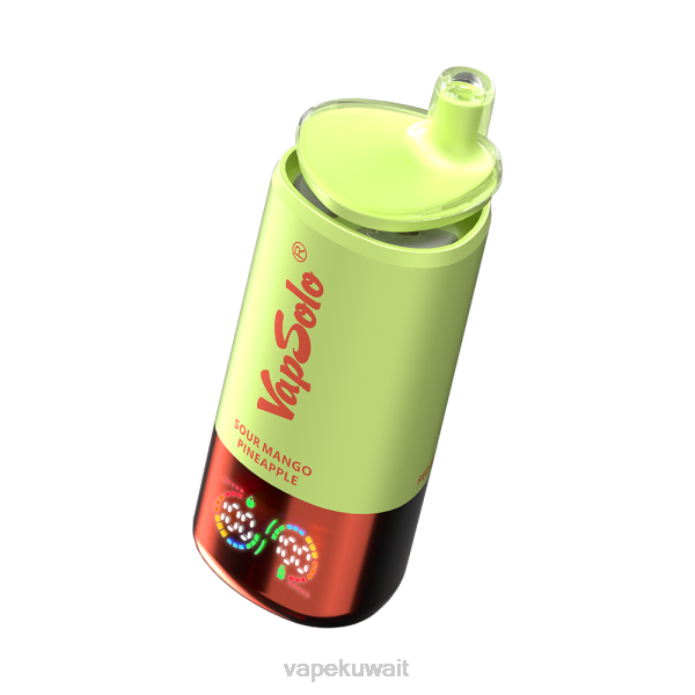 Vape Kuwait 6L465 فراولة كيوي ومانجو حامض وأناناس وريد بول VapSolo Triple 30000 نفث