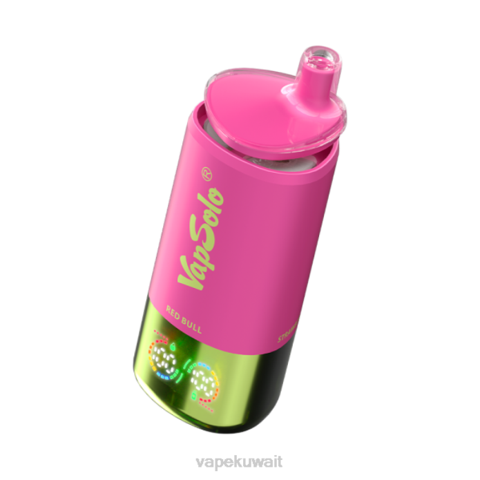Vape Kuwait 6L469 بطيخ مثلج، ريد بول وفراولة كيوي VapSolo Triple 30000 نفث