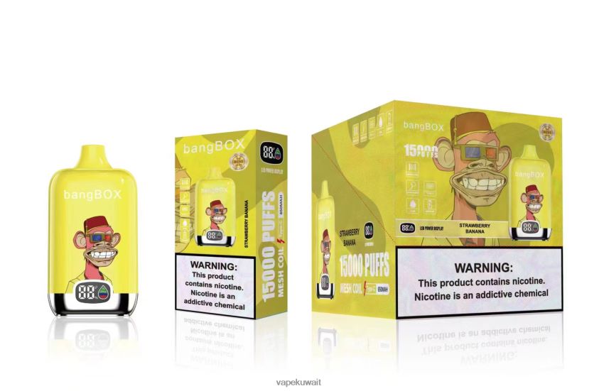 Vape Kuwait F2PZLD43 - Bang Box 15000 نفث موز فراولة