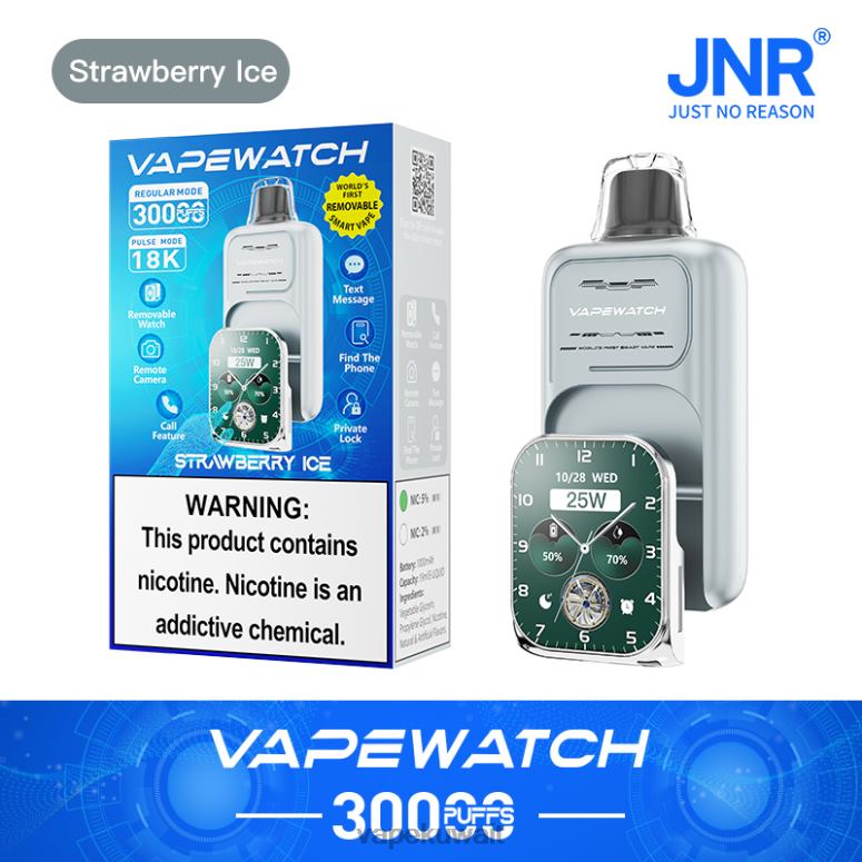 Vape Kuwait جليد الفراولة - JNR ساعة vape 402D410