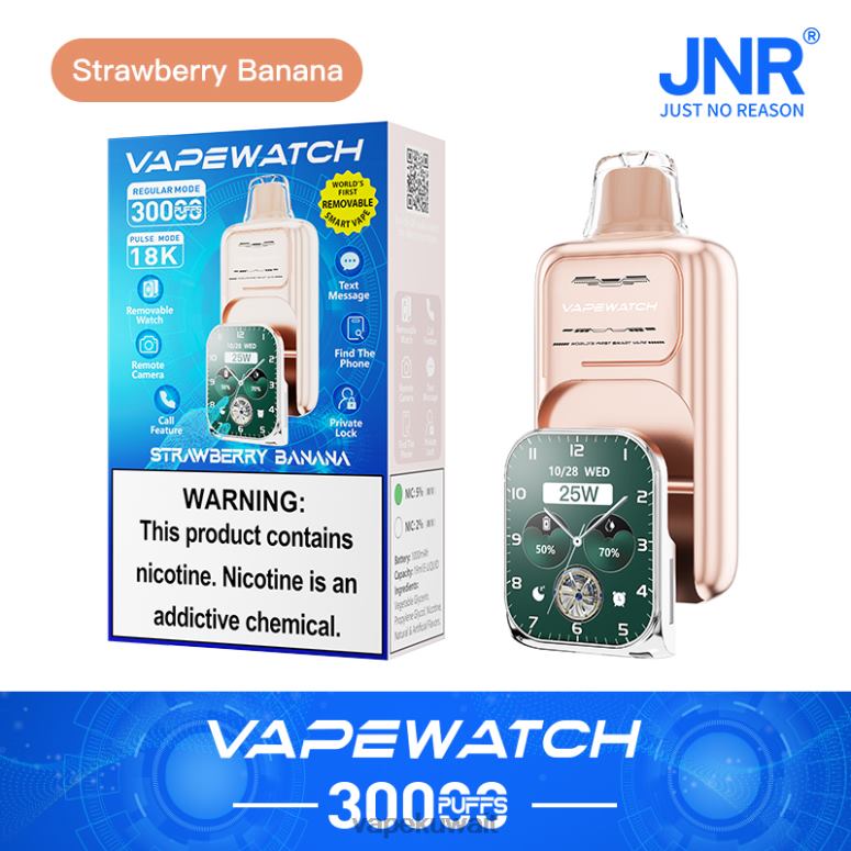 Vape Kuwait موز فراولة - JNR ساعة vape 402D47