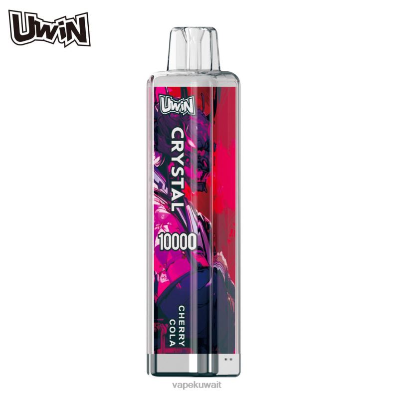 Vape Kuwait كولا الكرز | UWIN CRYSTAL 10000 سيجارة يمكن التخلص منها B648D13