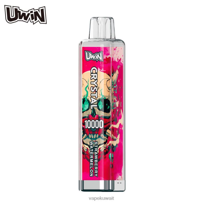 Vape Kuwait الفراولة والبطيخ | UWIN CRYSTAL 10000 سيجارة يمكن التخلص منها B648D3