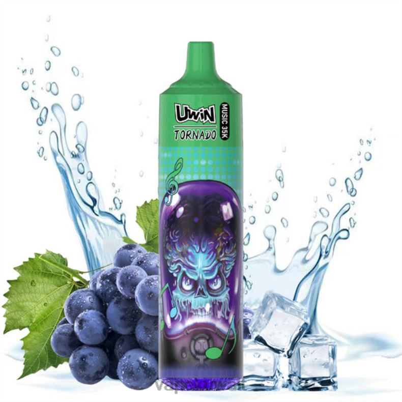 Vape Kuwait جليد العنب | UWIN CRYSTAL 35 ألف سيجارة يمكن التخلص منها B648D17