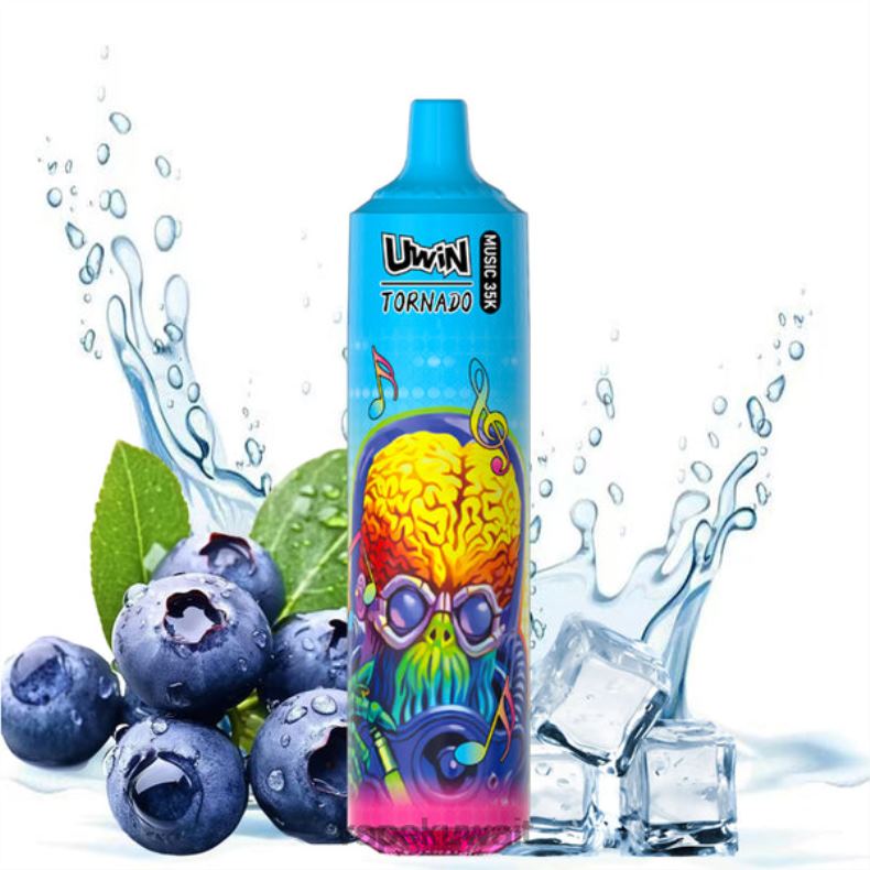 Vape Kuwait توت على الجليد | UWIN CRYSTAL 35 ألف سيجارة يمكن التخلص منها B648D19