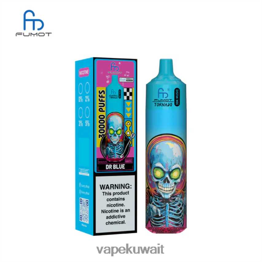 Vape Pod Kits 46R0PJ12 الدكتور الأزرق Fumot Tornado موسيقى 30 ألف