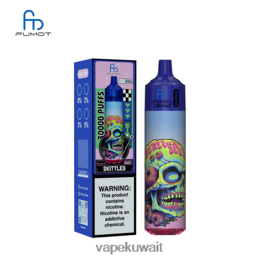 Vape Pod Kits 46R0PJ24 لعبة البولنج Fumot Tornado موسيقى 30 ألف