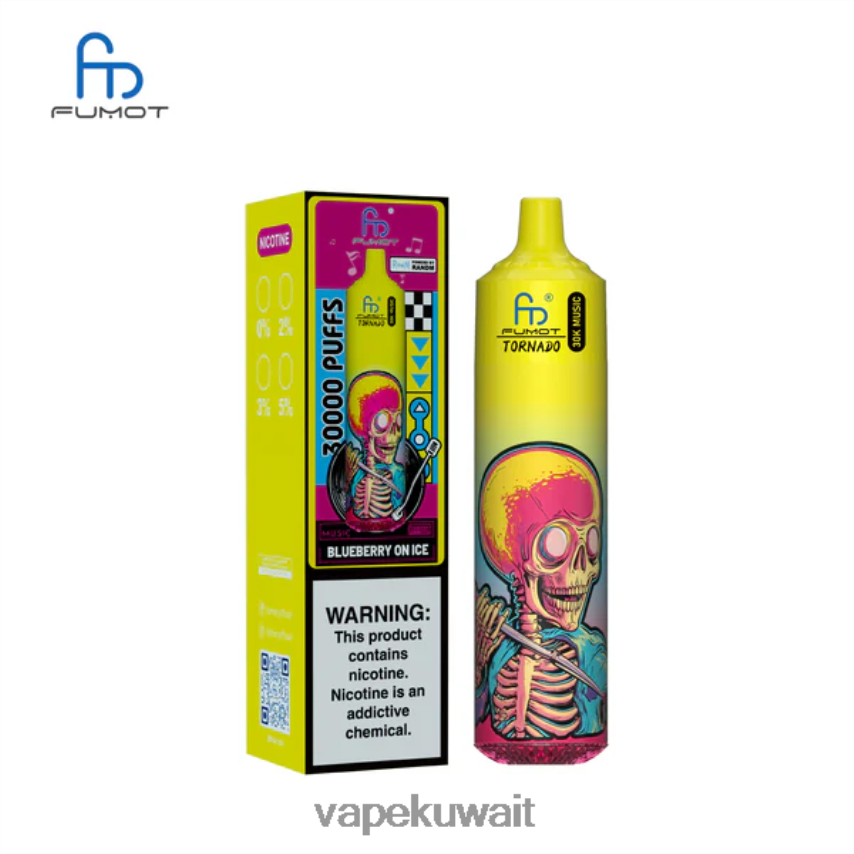 Vape Pod Kits 46R0PJ4 توت على الجليد Fumot Tornado موسيقى 30 ألف