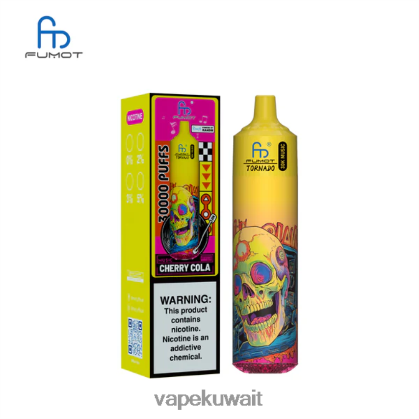 Vape Pod Kits 46R0PJ8 كولا الكرز Fumot Tornado موسيقى 30 ألف
