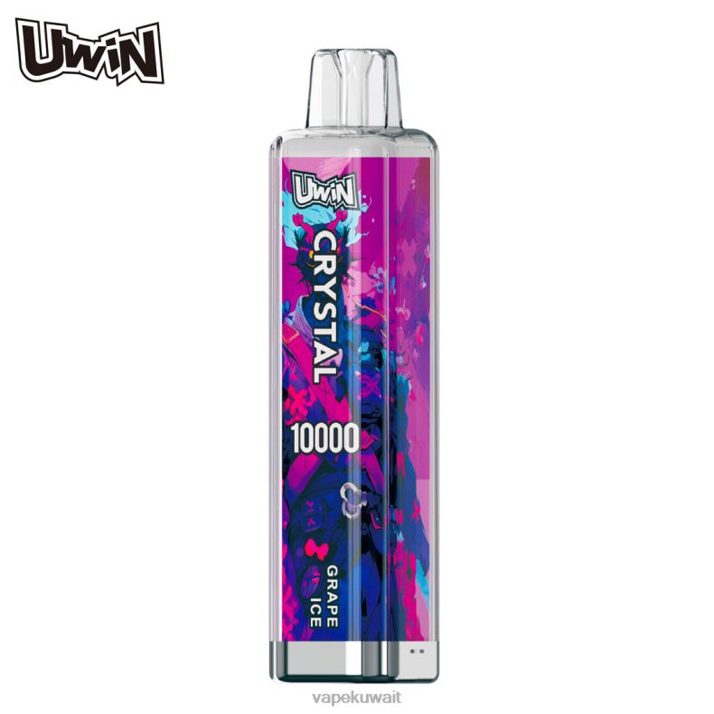 Vape الكويت جليد العنب | UWIN CRYSTAL 10000 سيجارة يمكن التخلص منها B648D2