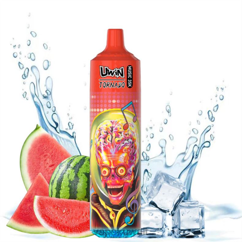 Vape الكويت ثلج البطيخ | UWIN CRYSTAL 35 ألف سيجارة يمكن التخلص منها B648D20