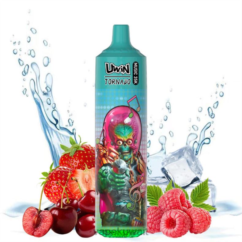 Vape الكويت الفراولة، التوت، الكرز، الجليد | UWIN CRYSTAL 35 ألف سيجارة يمكن التخلص منها B648D22