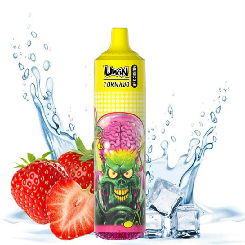 Vape الكويت جليد الفراولة | UWIN CRYSTAL 35 ألف سيجارة يمكن التخلص منها B648D24
