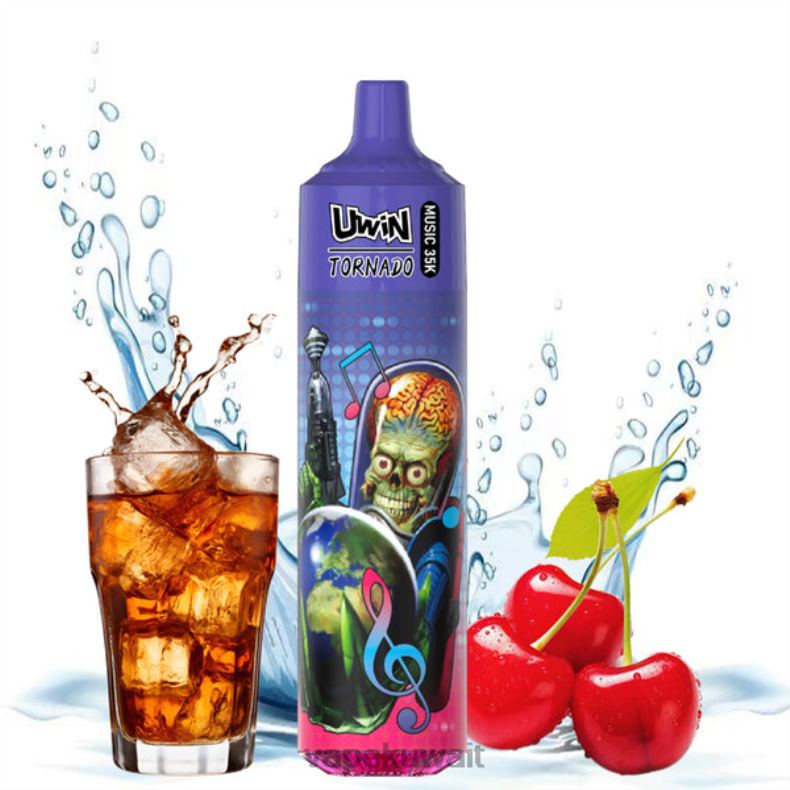 Vape الكويت كولا الكرز | UWIN CRYSTAL 35 ألف سيجارة يمكن التخلص منها B648D28