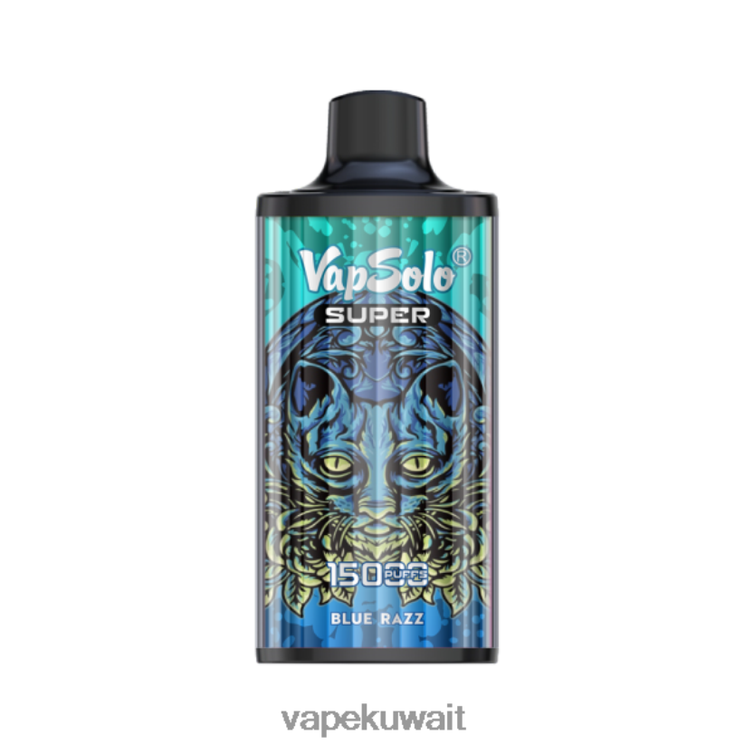 Vapsolo SUPER vape القابل للتصرف الراز الأزرق PRH2FR126 Vape Kuwait