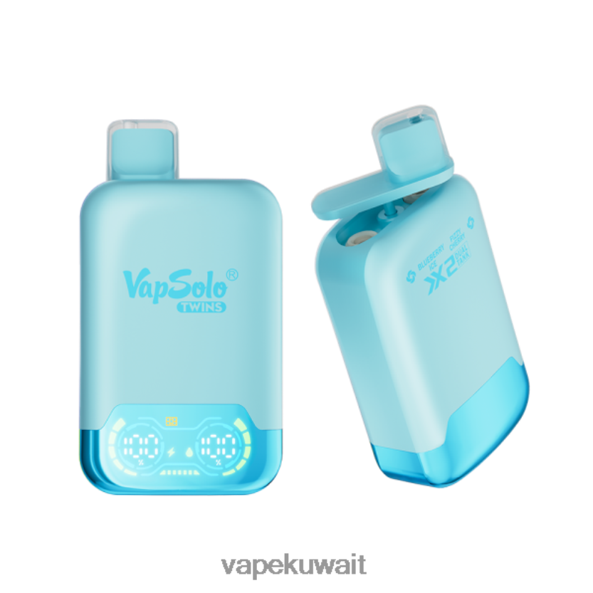 Vapsolo TWINS vape القابل للتصرف ثلج التوت الأزرق والكرز الفوار PRH2FR139 Vape Pod System