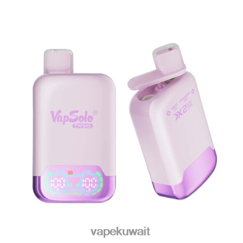 Vapsolo TWINS vape القابل للتصرف عنب مثلج وفراولة كيوي PRH2FR140 Vape Pod Kits