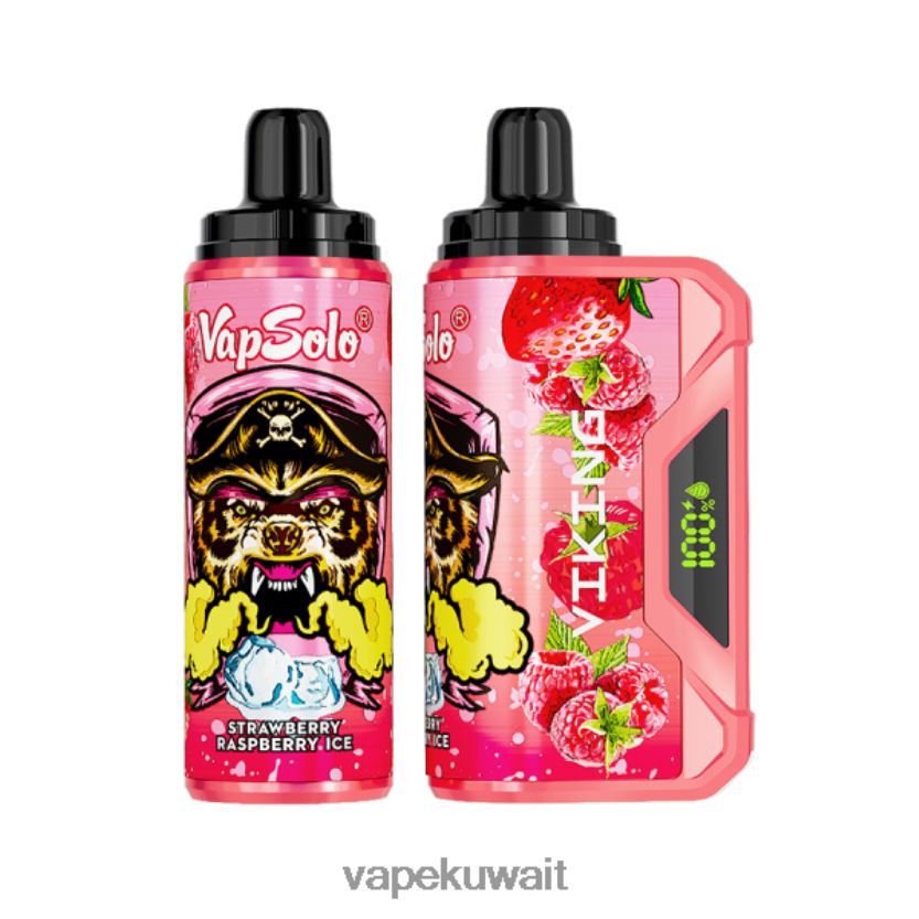 Vapsolo VIKING vape القابل للتصرف الفراولة والتوت الجليد PRH2FR157 Vape الكويت