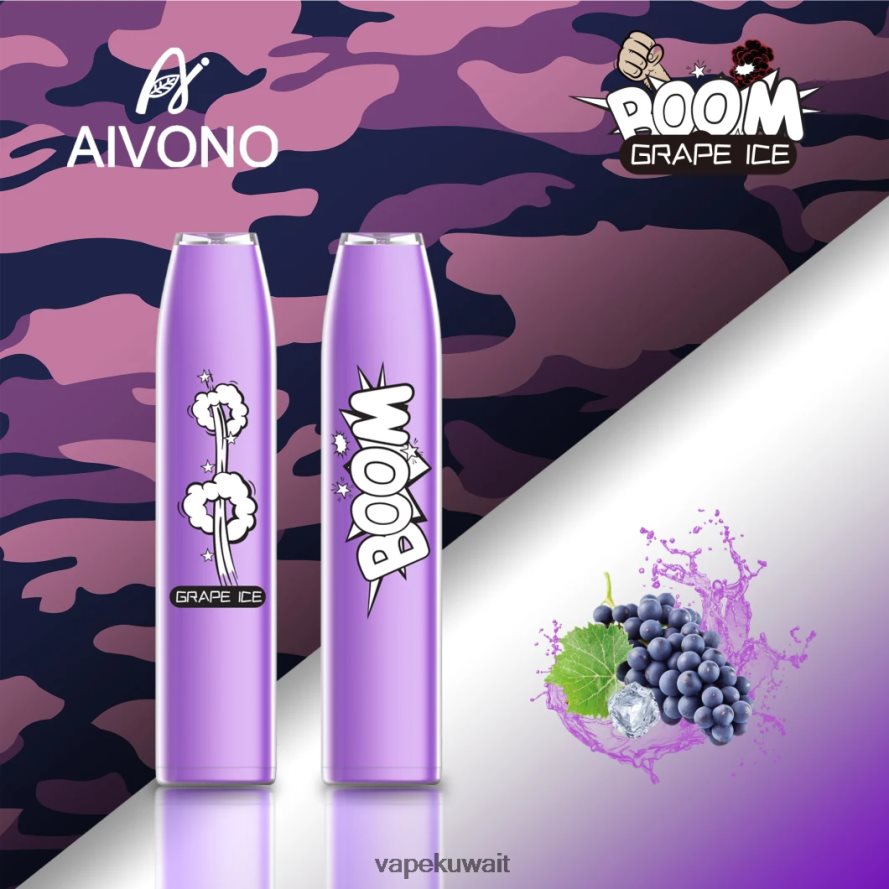 Aivono AIM BOOM 600 جليد العنب - 66DF60359 Vape Kuwait