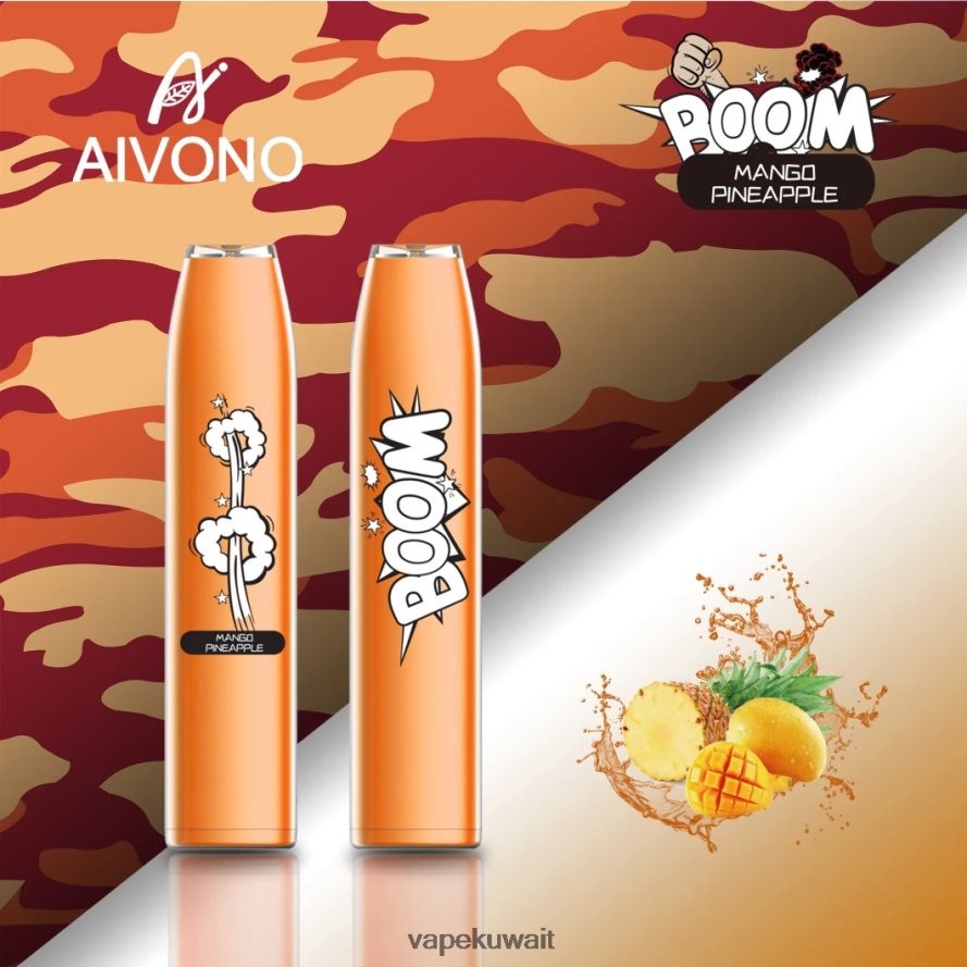 Aivono AIM BOOM 600 مانجو اناناس - 66DF60360 Vape الكويت