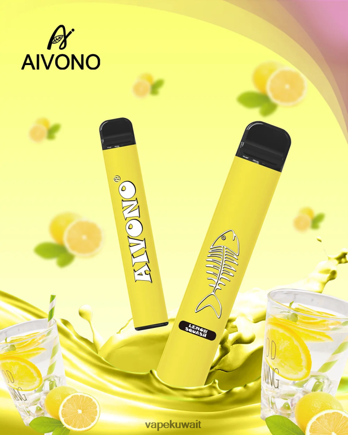 Aivono AIM FISHBONE 600 فرقة الليمون - 66DF60287 Vape Kuwait