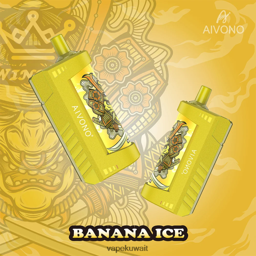 Aivono AIM WINNER 5000 جليد الموز - 66DF60122 Vape الكويت