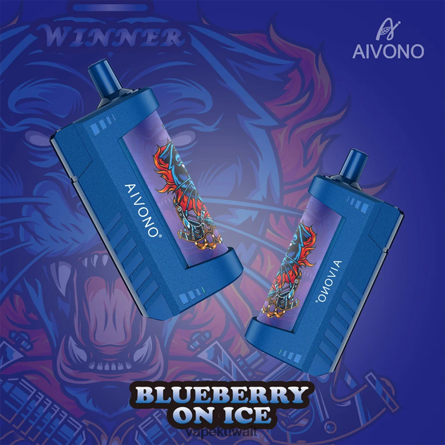 Aivono AIM WINNER 5000 توت على الجليد - 66DF60123 Vape Kuwait